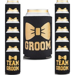 Gold Coastal Beverage Can Sleeves and Party Game