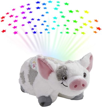 Pillow Pets Disney Moana Pua Pillow Pet with Sleeptime Lite