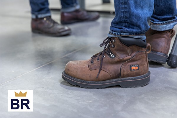 timberland pro on feet