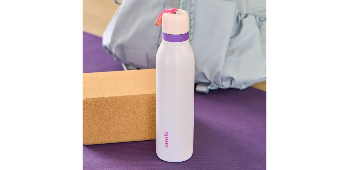 FreeSip Twist Insulated Stainless Steel Water Bottle with Straw