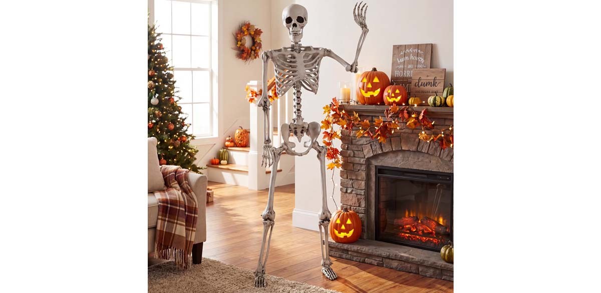 Costway 5.4ft Halloween Christmas Skeleton