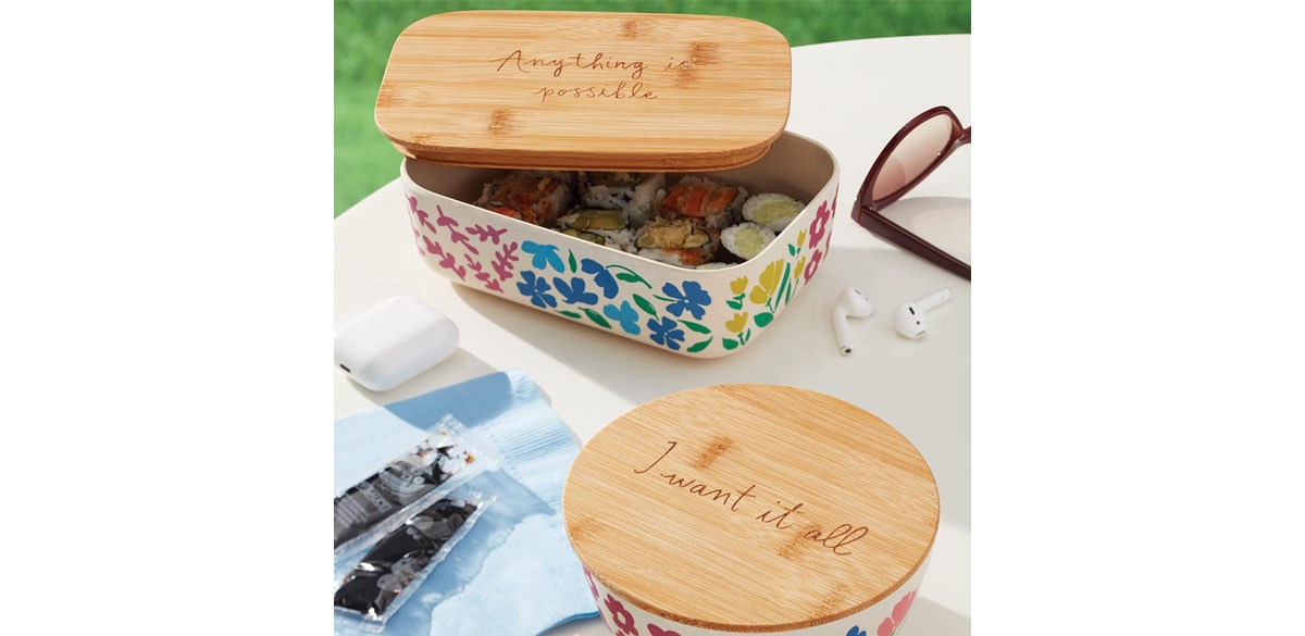 kate spade new york Floral Fields Container With Lid, Set of 2