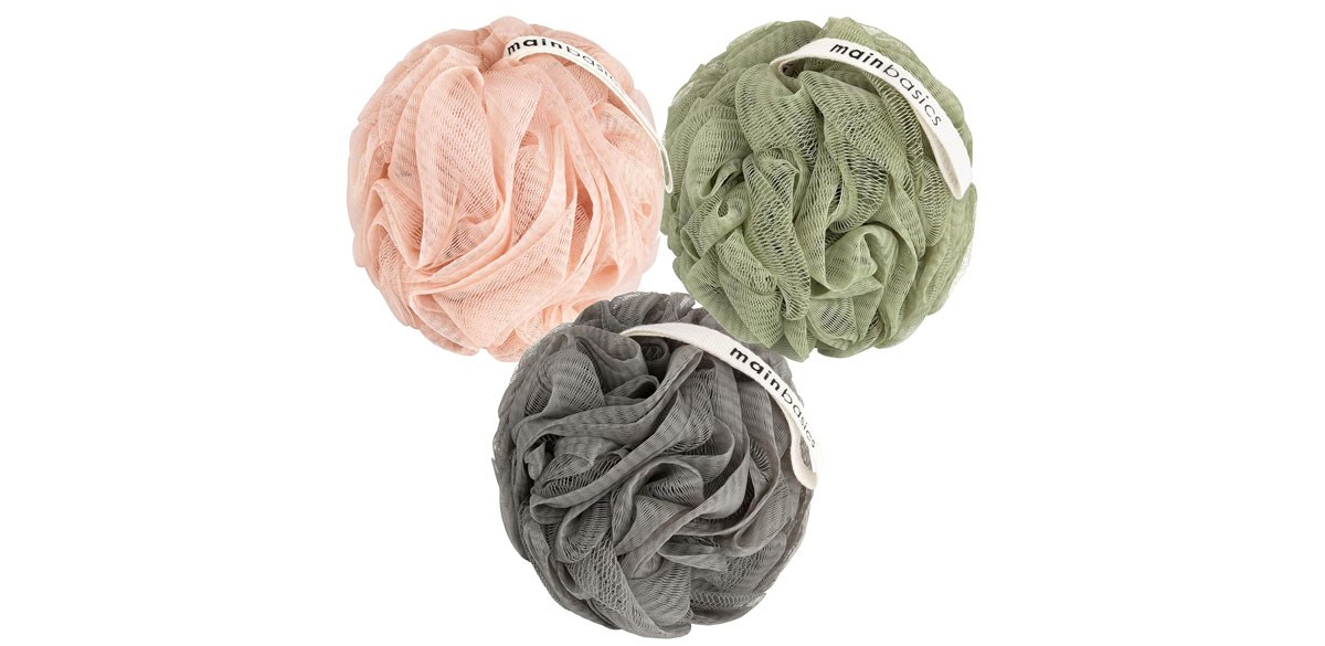 MainBasics Bath Loofah Set