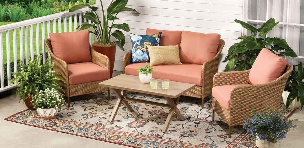 Mainstays Chelsea 4-Piece Outdoor Patio