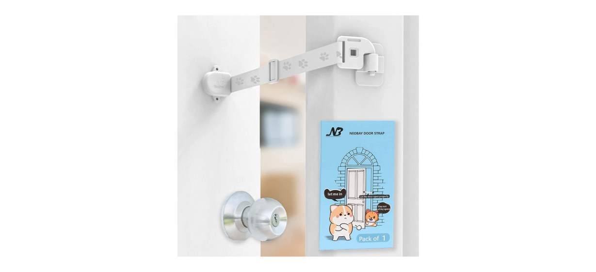 Neobay Adjustable Door Strap and Latch for Cats Neobay Adjustable Door Strap and Latch for Cats