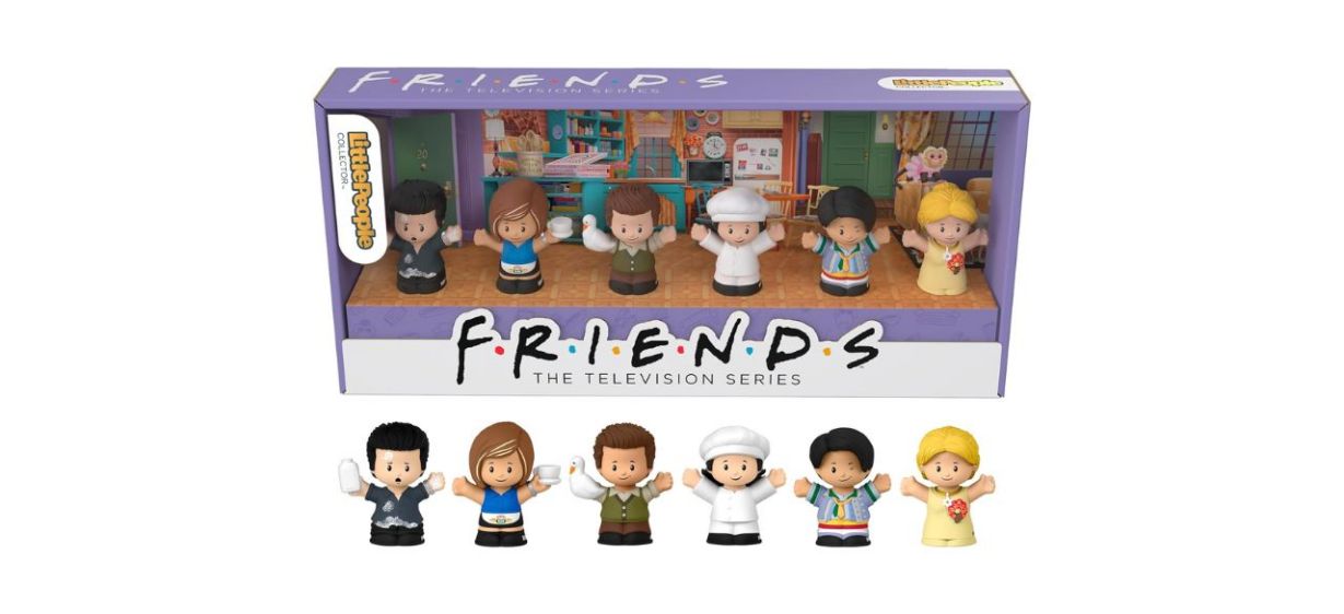Little People Collector Friends TV Series Special Edition Figure Set on white background