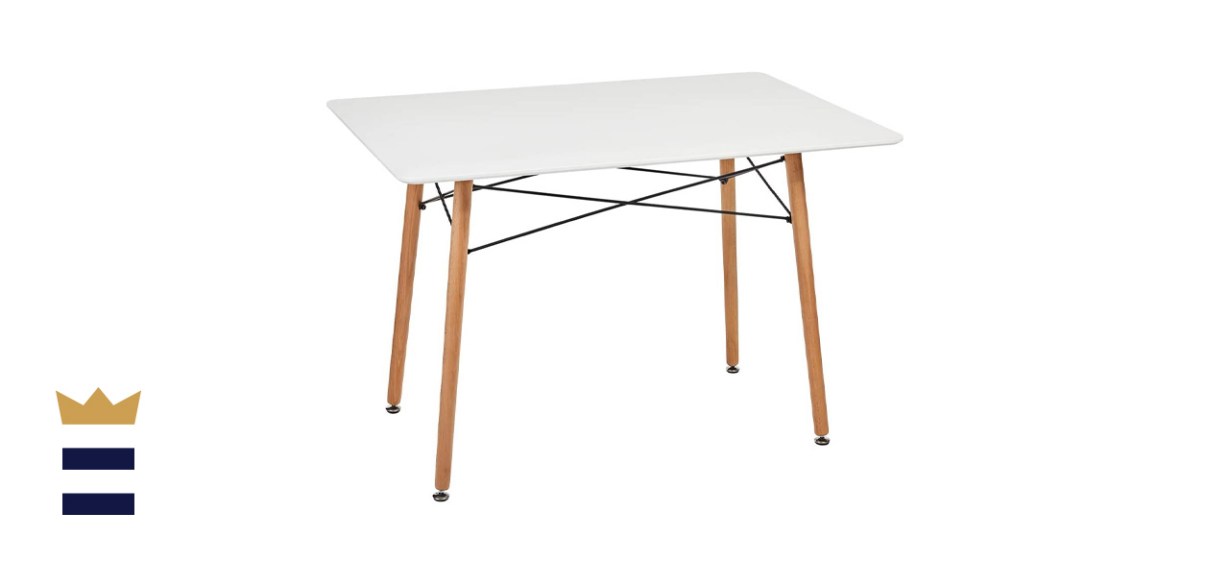 GreenForest Dining Table Wood Top and Legs Modern Leisure Coffee Table Home and Kitchen
