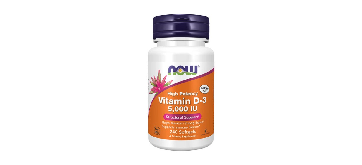 Now Foods High-Potency Vitamin D3 5000 IU Softgels Now Foods High-Potency Vitamin D3 5000 IU Softgels
