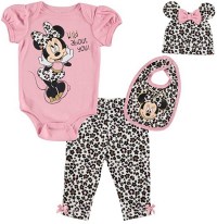 Disney Minnie Mouse Baby Girls Layette Set