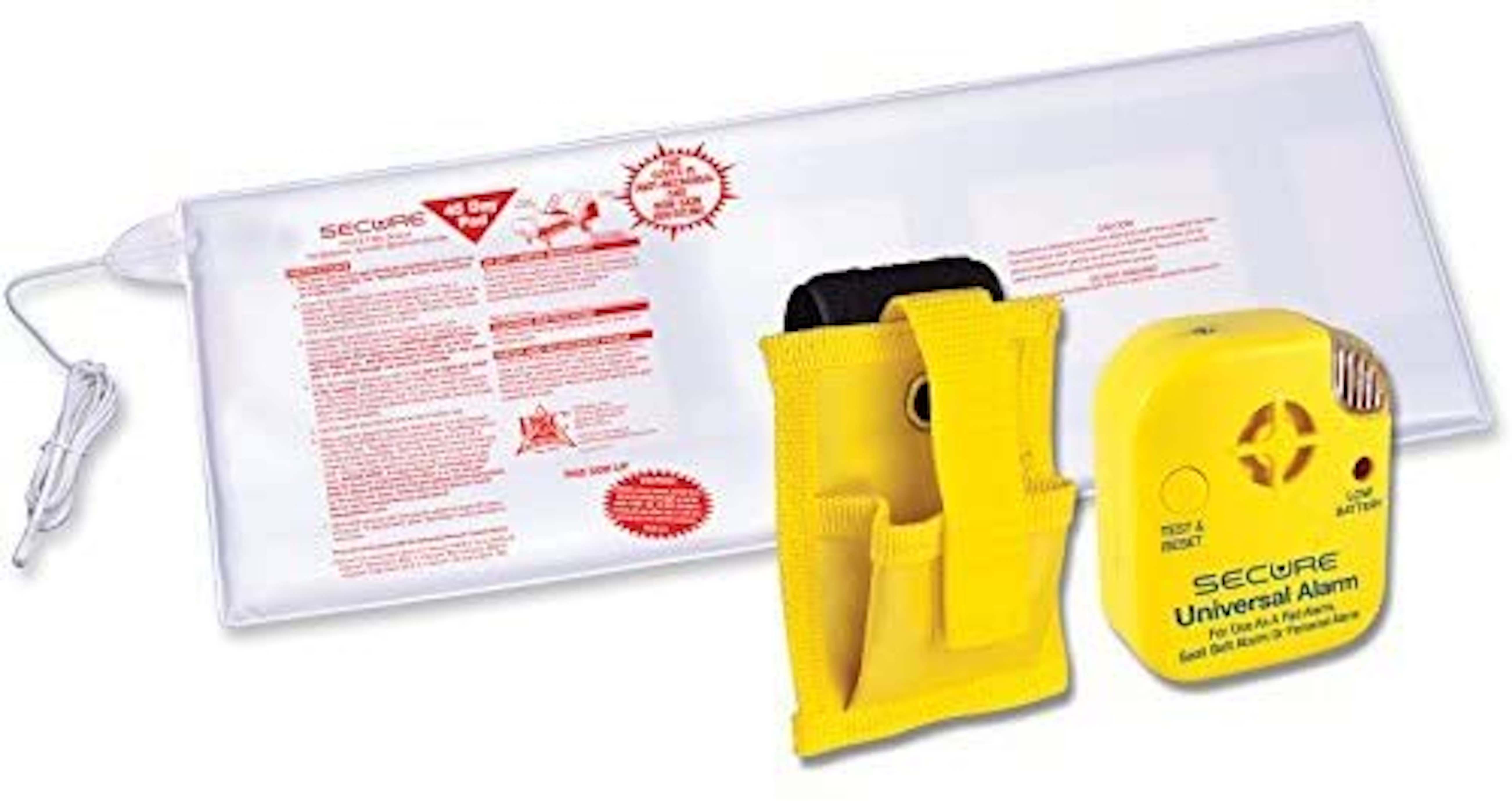 Secure Bed Exit Alarm Set for Fall and Wandering Prevention