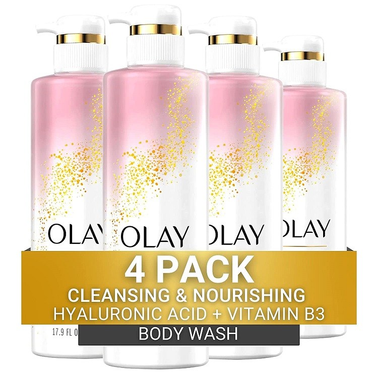 Olay Cleansing &amp; Nourishing + Hyaluronic Acid Body Wash
