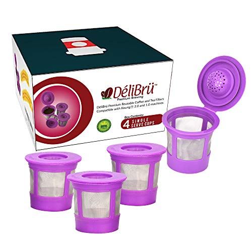 Delibru Reusable K-Cups for Keurig 2.0 &amp; 1.0