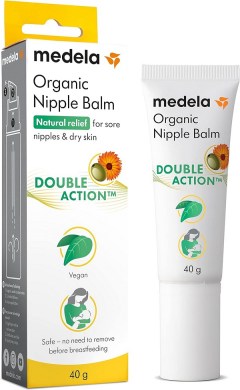 Medela Organic Nipple Balm Double Action