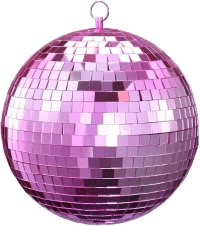 NuLink Pink Stage Lightning Ball with Hanging Ring