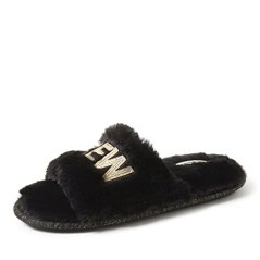 Dearfoams Bridal I Do and I Do Crew Slide Slipper